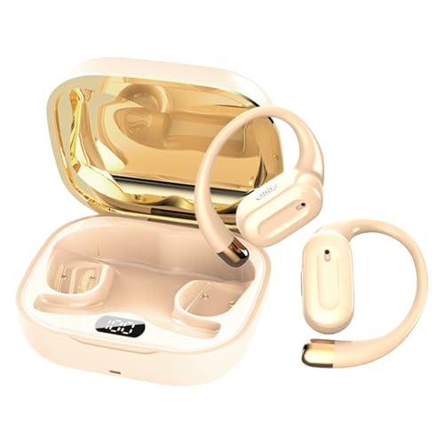 Niktule Open Earbuds - Stereo Kabellose Kopfhörer - Sportkopfhörer Für Fitness, Schwimmen, Alltag & Live-Streaming von Niktule