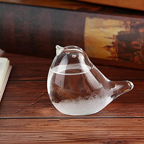 Storm Glass Bird Wetterstation aus Glas, Sturm-Vorhersage aus Glas, Wetterstation, Wettervorhersage aus Glas in Form einer Desktop-Dekoration Storm Glass Bird Wetterstation aus Glas, Sturm-Vorhersage aus Glas, Wetterstation, Wettervorhersage aus Glas in Form einer Desktop-Dekoration von Niktule