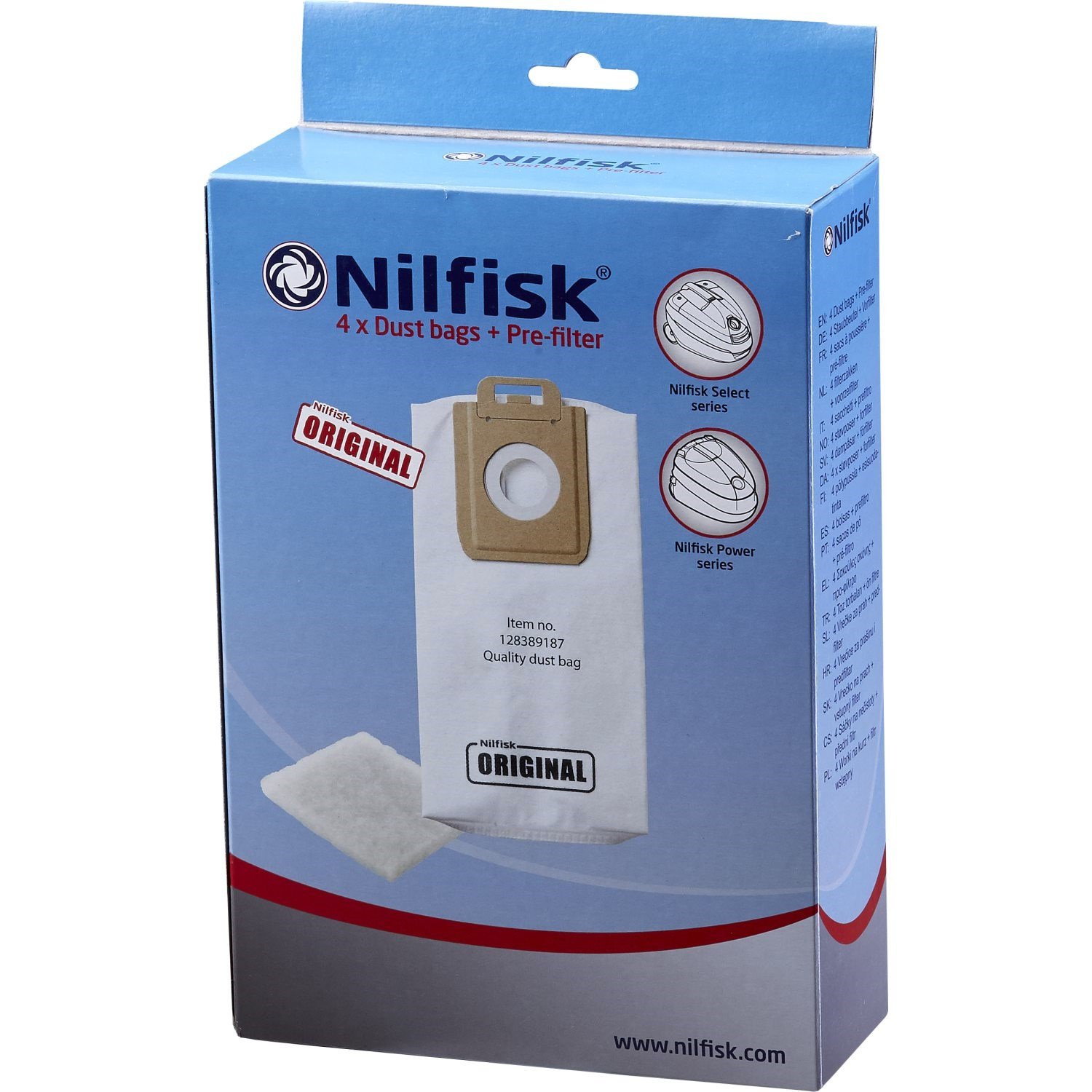 Nilfisk - Select Vacuum Bags 4 Pcs Nilfisk - Select Vacuum Bags 4 Pcs von Nilfisk