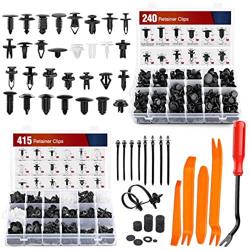Nilight 700 Stück Auto-Stoßfänger-Clips und Auto-Verschlüsse, Sortiment – 30 beliebtesten Größen, Nylon, Stoßstangen-Nieten, Honda, Chrysler Nilight 700 Stück Auto-Stoßfänger-Clips und Auto-Verschlüsse, Sortiment – 30 beliebtesten Größen, Nylon, Stoßstangen-Nieten, Honda, Chrysler von Nilight