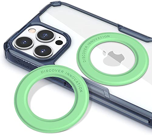 Nillkin [2er Pack Magnetring Mag-Safe Geeignet für eine Vielzahl von Materialschutzhüllen und Handyrückseiten,Lassen Sie das Telefon über eine MagSafe-Magnetfunktion verfügen,Stark magnetisch (Grün) von Nillkin