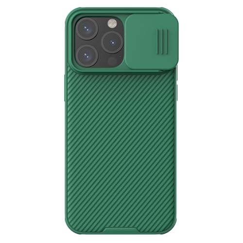 Nillkin CamShield Hülle für Apple iPhone 15 Pro - Back Cover mit Kamera Slider Grün von Nillkin