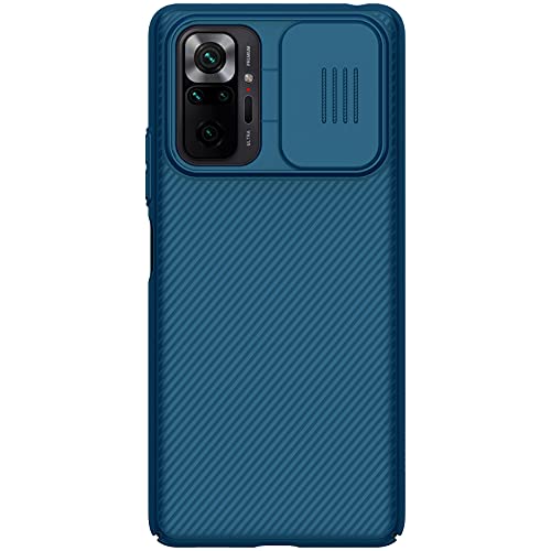 Nillkin CamShield Hülle für Xiaomi Redmi Note 10 Pro - Back Cover mit Kamera Slider Blau von Nillkin