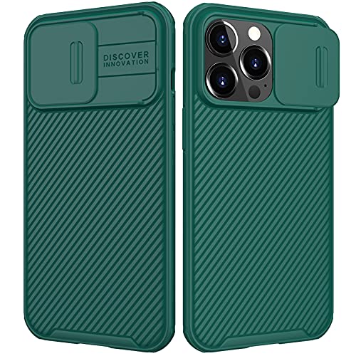 Nillkin CamShield Pro Schutzhülle für iPhone 13 Pro, mit Kameraschutz und rutschfest, stoßfest und Kratzfest, für iPhone 13 Pro, Grün Nillkin CamShield Pro Schutzhülle für iPhone 13 Pro, mit Kameraschutz und rutschfest, stoßfest und Kratzfest, für iPhone 13 Pro, Grün von Nillkin