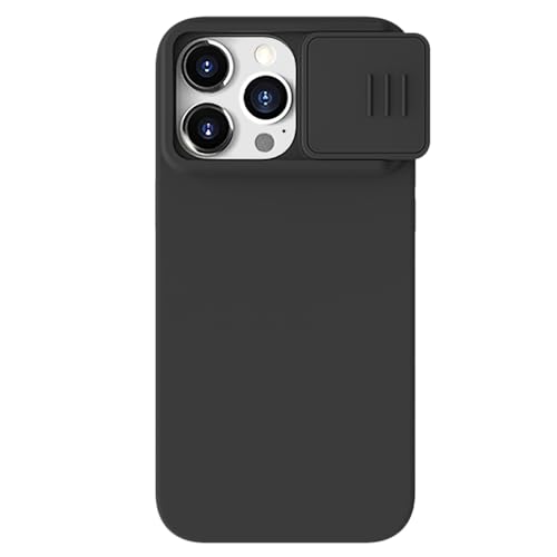 Nillkin CamShield Silky Silikonhülle für Apple iPhone 15 Pro Max 6.7 (2023) – Schwarz von Nillkin