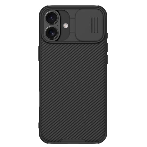 Nillkin Camshield Pro Schutzhülle für Apple iPhone 16 Plus (6,7 Zoll / 6,7 Zoll), magnetisch, funktioniert mit Magsafe-Ladegerät, Kameraschieber, doppellagiger Schutz, TPU + PC (Eckstoßluftbeutel), von Nillkin
