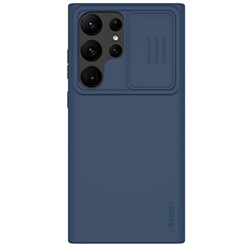 Nillkin – Handyhülle kompatibel mit Samsung Galaxy S23 Ultra – Silikon Cover – Blau von Nillkin