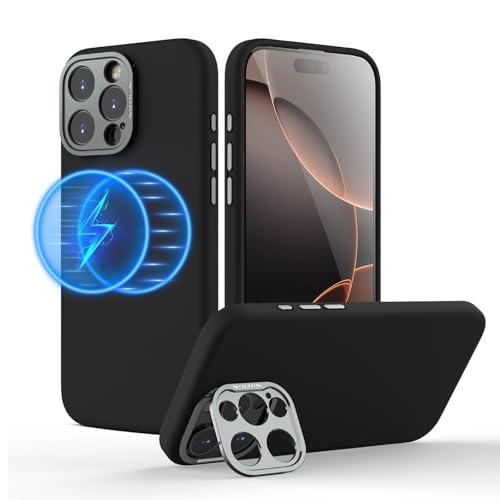 Nillkin Hülle für iPhone 16 Pro Max, Schlanke und Stilvolle Schutzhülle, kompatibel mit iPhone 16 Pro Max 6.9”5G 2024, Magnetisch, Kabelloses Laden Kompatibel, Schwarz Nillkin Hülle für iPhone 16 Pro Max, Schlanke und Stilvolle Schutzhülle, kompatibel mit iPhone 16 Pro Max 6.9”5G 2024, Magnetisch, Kabelloses Laden Kompatibel, Schwarz von Nillkin