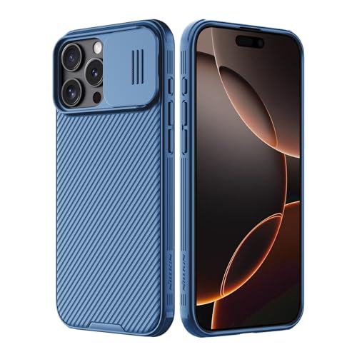Nillkin Hülle füriPhone 16 Pro Max mit Kamera Schutzabdeckung, CamShield Pro Hülle für iPhone 16 Pro Max, Schlanke und Stilvolle Schutzhülle, kompatibel mit iPhone 16 Pro Max 6.9’’- Blau Nillkin Hülle füriPhone 16 Pro Max mit Kamera Schutzabdeckung, CamShield Pro Hülle für iPhone 16 Pro Max, Schlanke und Stilvolle Schutzhülle, kompatibel mit iPhone 16 Pro Max 6.9’’- Blau von Nillkin
