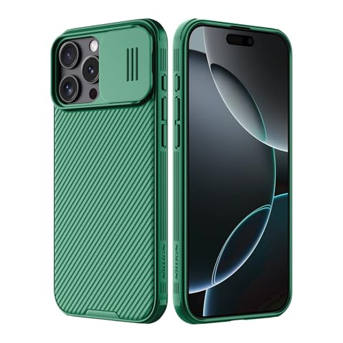 Nillkin Hülle für iPhone 16 Pro mit Kamera Schutzabdeckung, CamShield Pro Hülle für iPhone 16 Pro, Schlanke und Stilvolle Schutzhülle, kompatibel mit iPhone 16 Pro 6.3’’- (Grün, für iPhone 16 Pro) Nillkin Hülle für iPhone 16 Pro mit Kamera Schutzabdeckung, CamShield Pro Hülle für iPhone 16 Pro, Schlanke und Stilvolle Schutzhülle, kompatibel mit iPhone 16 Pro 6.3’’- (Grün, für iPhone 16 Pro) von Nillkin