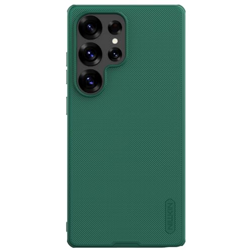 Nillkin Super Frosted Shield Pro Series Schutzhülle für Samsung Galaxy S25 Ultra, Dunkelgrün von Nillkin