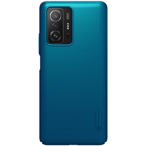 Nillkin Super Frosted Shield Series Schutzhülle für Xiaomi 11T/11T Pro, Pfauenblau von Nillkin