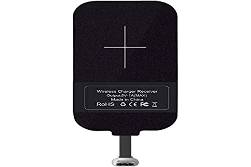 Nillkin USB-C Universal QI-Ladeempfänger Wireless Receiver für Type-C Geräte. Drahtlose Aufladung Empfänger für USB-C Ladeanschluss, Qi Empfänger, Schwarz, 8,5x4,5x0,1cm, MTCL-28903 von Nillkin