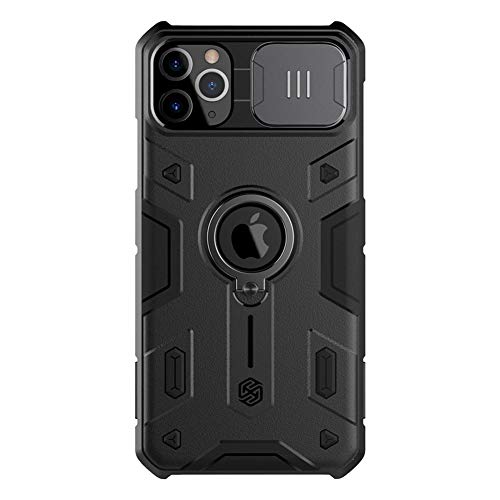 Nillkin iPhone 11 Pro Case Slide Camera Protection Case for iPhone 11 Pro Cover Ring Stand Holder (Black) von Nillkin