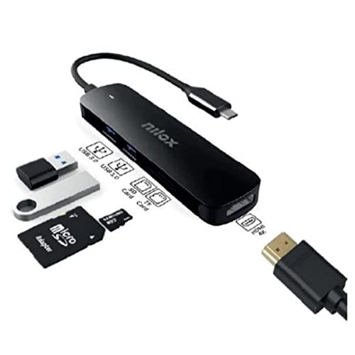 Dock USB-C HDMI 2XUSB30 + SD/TF von Nilox