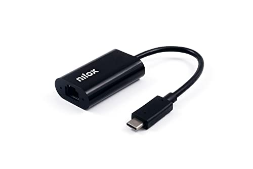 NILOX-Adapter-Kabeltyp C zu Ethernet männlich weiblich von Nilox