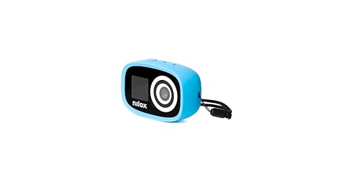 Nilox, Action Cam Kidscam, Action-Kamera Auflösung 12 MP, LCD-Bildschirm 1,4 Zoll, wasserdicht IP67 mit Schutzhülle, Akku 700 mAh, SD-Karte bis zu 32 GB, Blau Nilox, Action Cam Kidscam, Action-Kamera Auflösung 12 MP, LCD-Bildschirm 1,4 Zoll, wasserdicht IP67 mit Schutzhülle, Akku 700 mAh, SD-Karte bis zu 32 GB, Blau von Nilox