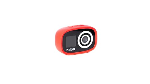 Nilox, Action Cam Kidscam, Action-Kamera Auflösung 12 MP, LCD-Bildschirm 1,4 Zoll, wasserdicht IP67 mit Schutzhülle, Akku 700 mAh, SD-Karte bis zu 32 GB, Rot Nilox, Action Cam Kidscam, Action-Kamera Auflösung 12 MP, LCD-Bildschirm 1,4 Zoll, wasserdicht IP67 mit Schutzhülle, Akku 700 mAh, SD-Karte bis zu 32 GB, Rot von Nilox