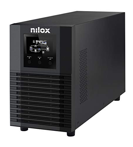 Nilox, UPS Premium OnLine Pro LED 3.000VA/2.10W, USV mit Dual-Konvertierungstechnologie, schützt Server, Workstation, LAN und Computer vor Blackout, mit OnLine Technologie von Nilox