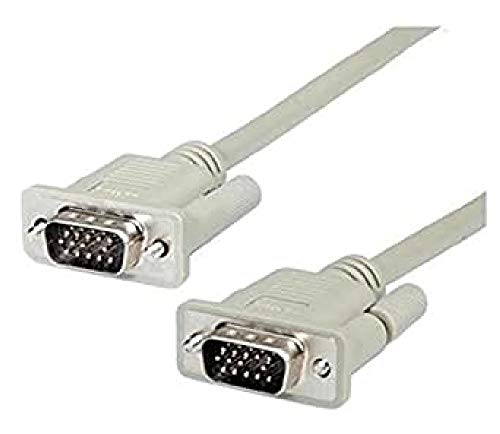 Nilox 1.8 m VGA 1.8 m VGA (D-Sub) VGA (D-Sub) grau Kabel VGA – VGA Kabel (1,8 m, VGA (D-Sub), VGA (D-Sub), grau, Male Connector/Male Connector) von Nilox