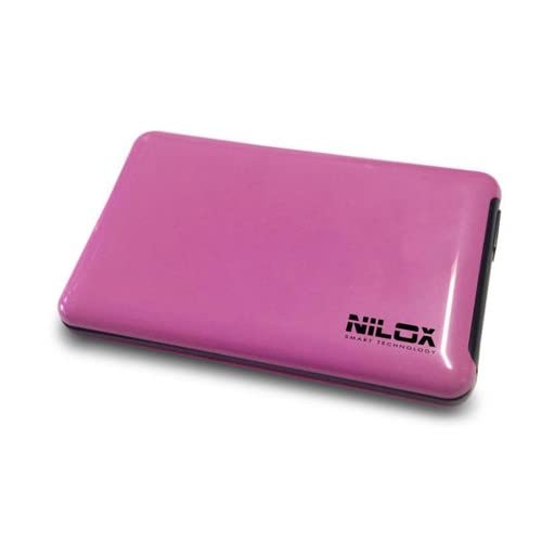 Nilox Box leer für Festplatten, USB 3.0, Violett/fuchsia von Nilox