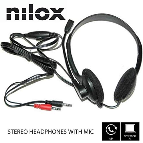 Nilox Kopfhörer mit Mikrofon PC Stereophonisch Kopfband von Nilox
