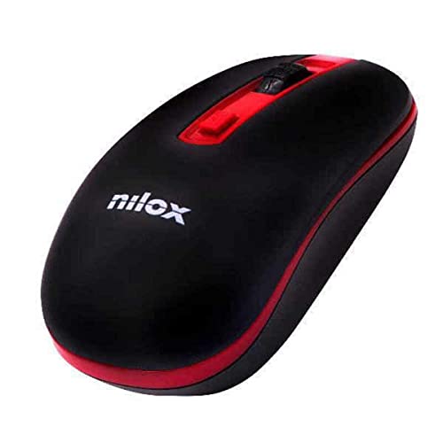 Nilox Maus, 2,4 GHz, WLAN, schwarz, nxmowi2002 von Nilox