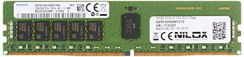 Nilox Ram DDR4 16GB 2666MHz ECC REG CL19 16GB DDR4 2666MHz ECC Speichermodul Nilox Ram DDR4 16GB 2666MHz ECC REG CL19 16GB DDR4 2666MHz ECC Speichermodul von Nilox