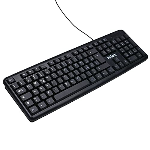 Nilox Tastatur USB schwarz von Nilox