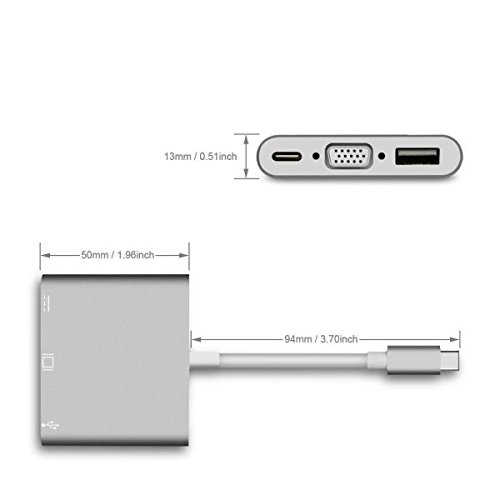 Nilox nlx-tc-vgausbtc – Mini Docking Station USB Type-C, () von Nilox
