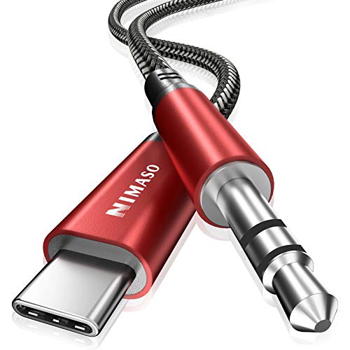 Nimaso USB C Klinke Aux Kabel Auto Handy,USB C auf 3.5mm Jack Klinke Kabel für Huawei P30 Pro/P40 Pro/P20/ Mate 30/ Mate 20,Samsung Galaxy S21/S21 Ultra/S20/Note10,Xiaomi,Kopfhörer,Home/Car Stereos Nimaso USB C Klinke Aux Kabel Auto Handy,USB C auf 3.5mm Jack Klinke Kabel für Huawei P30 Pro/P40 Pro/P20/ Mate 30/ Mate 20,Samsung Galaxy S21/S21 Ultra/S20/Note10,Xiaomi,Kopfhörer,Home/Car Stereos von Nimaso