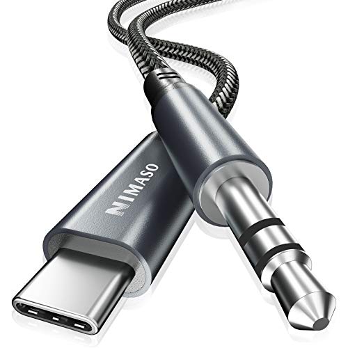 Nimaso USB C Klinke Aux Kabel Auto Handy,USB C auf 3.5mm Jack Klinke Kabel für iPhone 15/15 Pro,Huawei P40 Pro/P30 Pro/P20/ Mate 30,Samsung Galaxy S23/S22/S21/Note10,Xiaomi,Kopfhörer,Home/Car Stereos Nimaso USB C Klinke Aux Kabel Auto Handy,USB C auf 3.5mm Jack Klinke Kabel für iPhone 15/15 Pro,Huawei P40 Pro/P30 Pro/P20/ Mate 30,Samsung Galaxy S23/S22/S21/Note10,Xiaomi,Kopfhörer,Home/Car Stereos von Nimaso