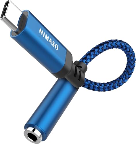 Nimaso USB C zu 3.5mm Klinke,USB C Aux Adapter zu Kopfhörer Jack Audio Adapter,Adapter USB C auf Klinke für iPhone 15, Huawei P40/30/20Pro,Mate20 Pro,Pixel 4XL,Sumsung Galaxy S23 S22/Note10,Xiaomi 8 Nimaso USB C zu 3.5mm Klinke,USB C Aux Adapter zu Kopfhörer Jack Audio Adapter,Adapter USB C auf Klinke für iPhone 15, Huawei P40/30/20Pro,Mate20 Pro,Pixel 4XL,Sumsung Galaxy S23 S22/Note10,Xiaomi 8 von Nimaso