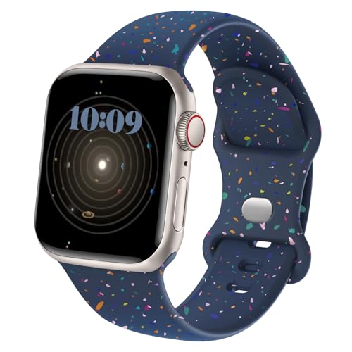 Nimblistic Armband Kompatibel mit Apple Watch Armband 38mm 40mm 41mm 42mm 44mm 45mm 46mm 49mm, Silikon Sport Apfelband Kompatibel für iWatch Series SE 10 9 8 7 6 5 4 3 Ultra Damen Herren Nimblistic Armband Kompatibel mit Apple Watch Armband 38mm 40mm 41mm 42mm 44mm 45mm 46mm 49mm, Silikon Sport Apfelband Kompatibel für iWatch Series SE 10 9 8 7 6 5 4 3 Ultra Damen Herren von Nimblistic