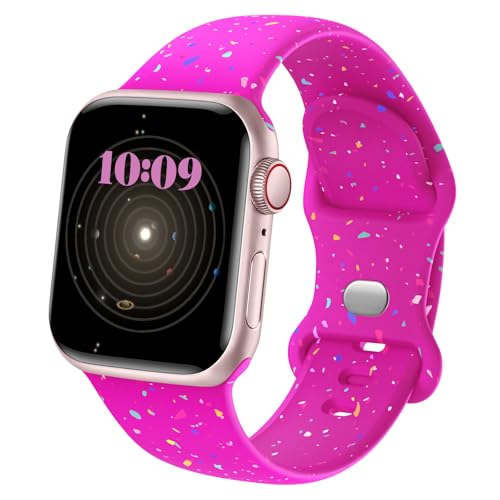 Nimblistic Armband Kompatibel mit Apple Watch Armband 38mm 40mm 41mm 42mm 44mm 45mm 46mm 49mm, Silikon Sport Apfelband Kompatibel für iWatch Series SE 10 9 8 7 6 5 4 3 Ultra Damen Herren Nimblistic Armband Kompatibel mit Apple Watch Armband 38mm 40mm 41mm 42mm 44mm 45mm 46mm 49mm, Silikon Sport Apfelband Kompatibel für iWatch Series SE 10 9 8 7 6 5 4 3 Ultra Damen Herren von Nimblistic