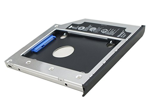 Nimitz 2nd HDD SSD Festplatten-Einbaurahmen für Hp Zbook 15 und 17, mit Blende von Nimitz