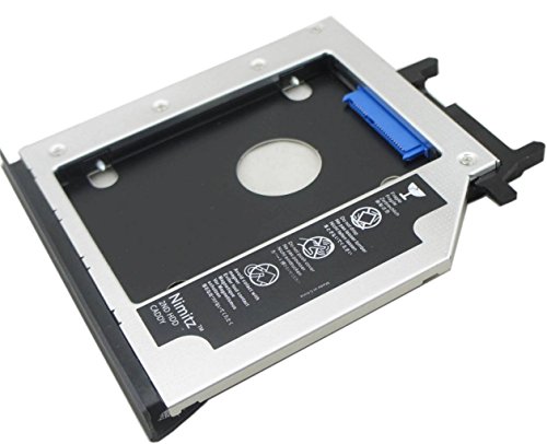 Nimitz Zweiter HDD-SSD-Festplatten-Einbaurahmen für Lenovo Ideapad Y500/Y510p, mit Blende von Nimitz