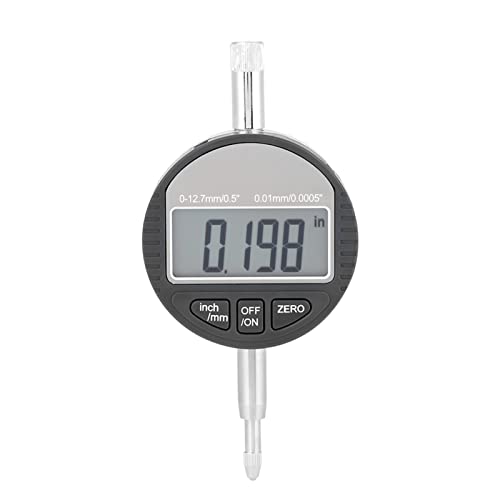 12,7 Mm/0,5 Zoll Digitale Messuhr, Elektronische Messuhr, Digitale Sondenanzeige, Messuhr Mit Hoher Auflösung von 0,01 Mm/0,0005 Für Tischkreissägen, 3D-Drucker, Drehmaschinenwerkstatt 12,7 Mm/0,5 Zoll Digitale Messuhr, Elektronische Messuhr, Digitale Sondenanzeige, Messuhr Mit Hoher Auflösung von 0,01 Mm/0,0005 Für Tischkreissägen, 3D-Drucker, Drehmaschinenwerkstatt von Nimomo