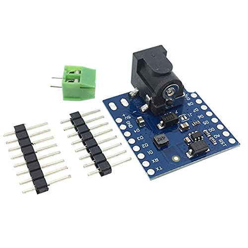 Nimomo Wemos D1 Mini Entwicklungsplatinenmodul, DC Netzteil mit Spannungsregler Erweiterungsplatinenmodul Nimomo Wemos D1 Mini Entwicklungsplatinenmodul, DC Netzteil mit Spannungsregler Erweiterungsplatinenmodul von Nimomo