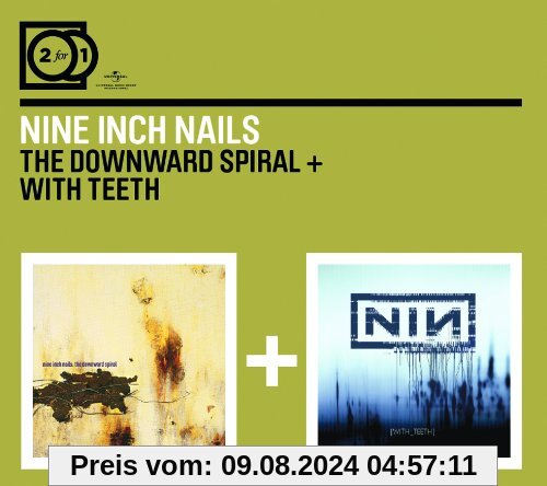 2 For 1: The Downward Spiral/ With Teeth (Digipack ohne Booklet) von Nine Inch Nails