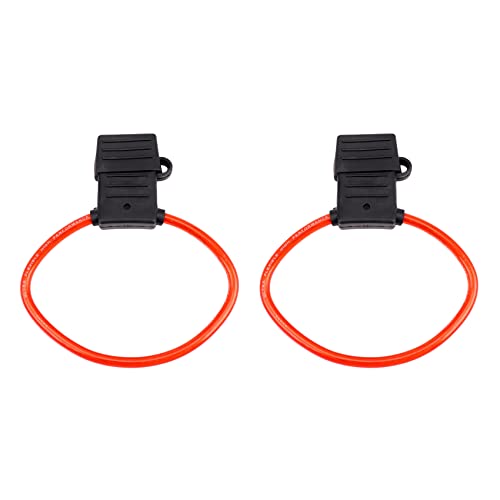Niniang 2 x Sicherungshalter mit Klinge MAXI Kaliber 8 AWG Draht 12 – 24 V Wasserdicht + Sicherung 40 A Niniang 2 x Sicherungshalter mit Klinge MAXI Kaliber 8 AWG Draht 12 – 24 V Wasserdicht + Sicherung 40 A von Niniang