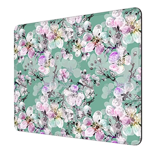 Niniubye Mauspad, 20.3x25.4 cm, ultradick, 5 mm, für Computer oder Gaming-Mauspad, rutschfeste Gummiunterseite, genähte Kanten, minimalistisches Boho-Muster, für Damen oder Herren, Büro, grüne Blumen Niniubye Mauspad, 20.3x25.4 cm, ultradick, 5 mm, für Computer oder Gaming-Mauspad, rutschfeste Gummiunterseite, genähte Kanten, minimalistisches Boho-Muster, für Damen oder Herren, Büro, grüne Blumen von Niniubye