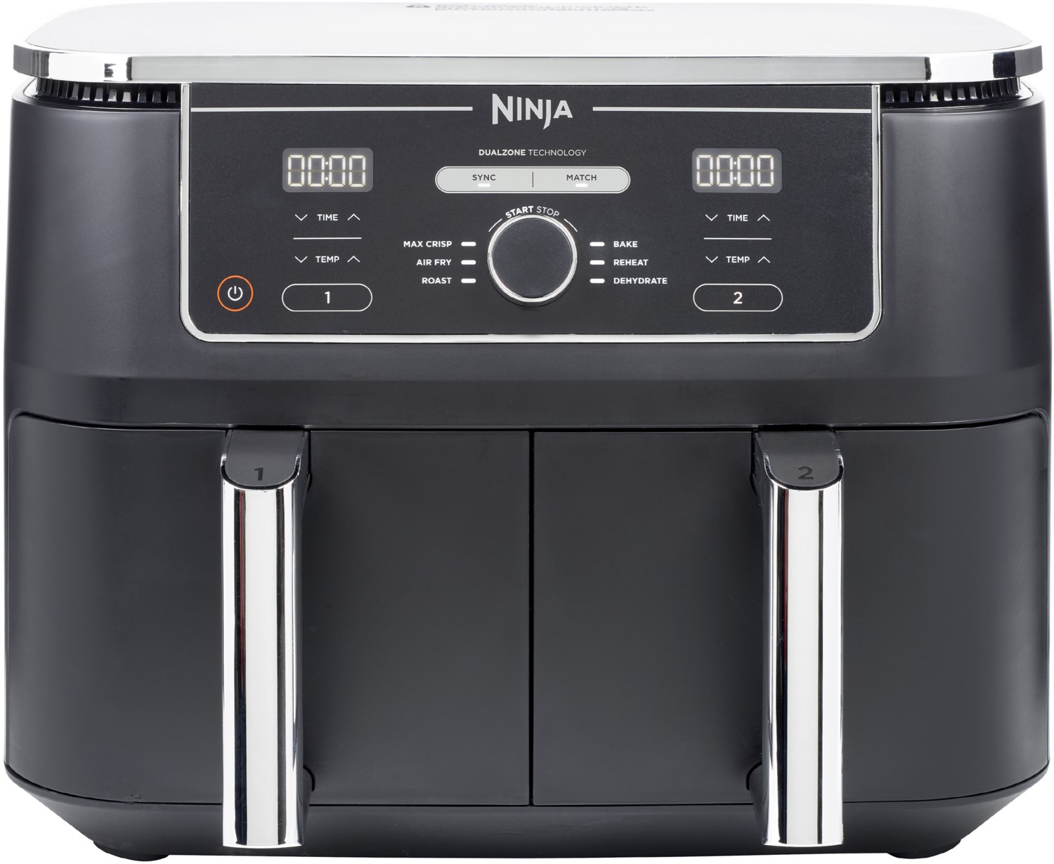 AF400EU Foodi Max Dual Zone Heißluft-Fritteuse schwarz von Ninja