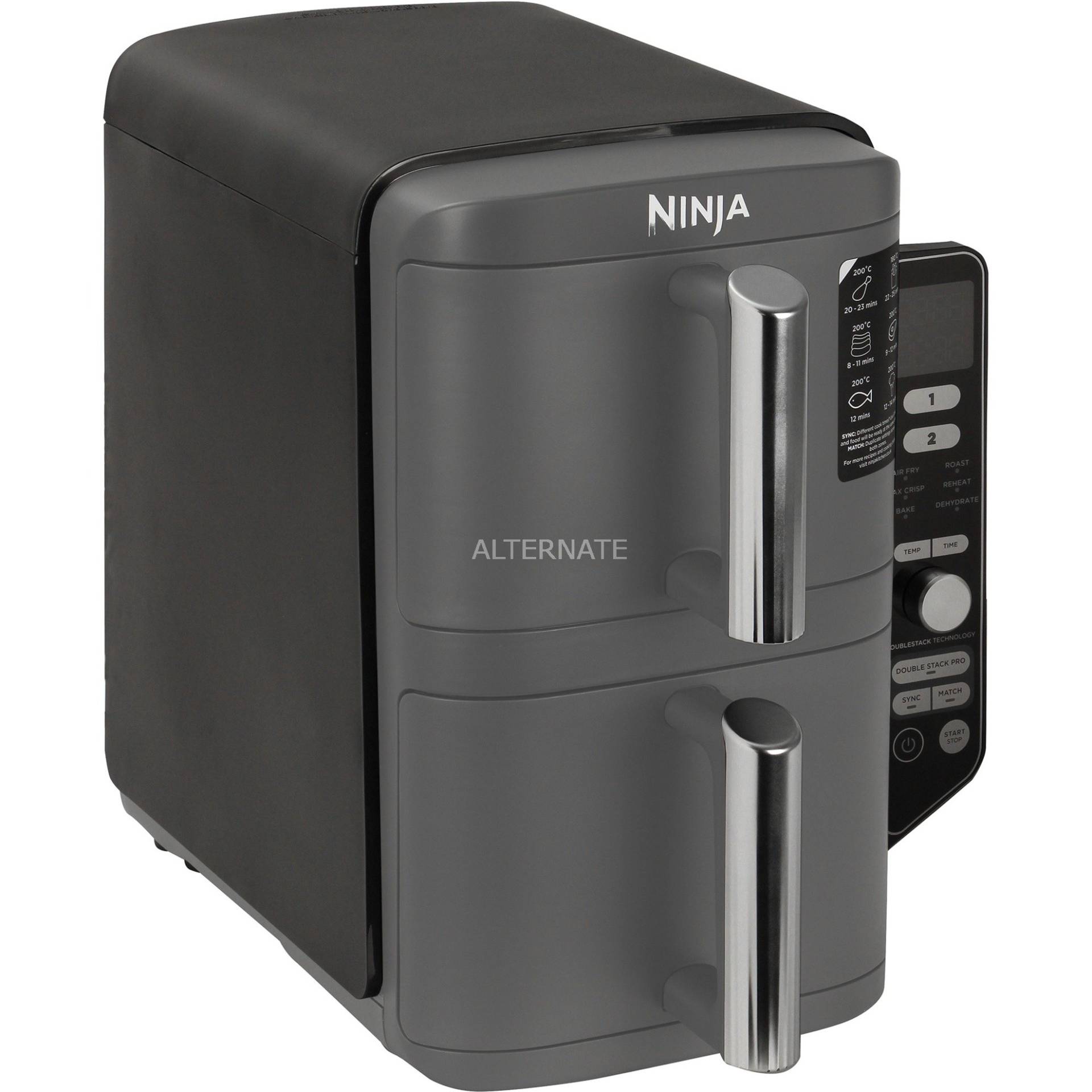 Double Stack XL 2-Ebenen Heißluftfritteuse SL400EU Double Stack XL 2-Ebenen Heißluftfritteuse SL400EU von Ninja