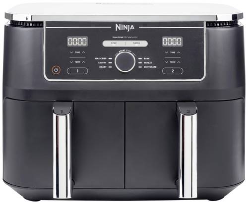 Ninja AF400EU Doppel-Fritteuse 2470W Heißluft-Funktion Schwarz Ninja AF400EU Doppel-Fritteuse 2470W Heißluft-Funktion Schwarz von Ninja