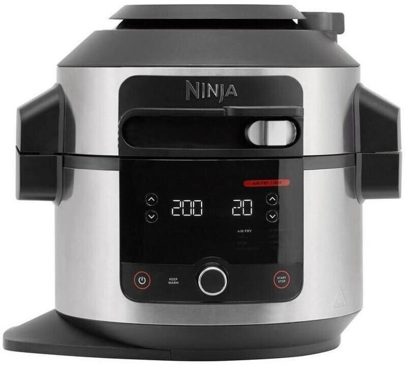 Ninja Foodi 11-in-1 SmartLid Multikocher OL550EU, silber/schwarz von Ninja