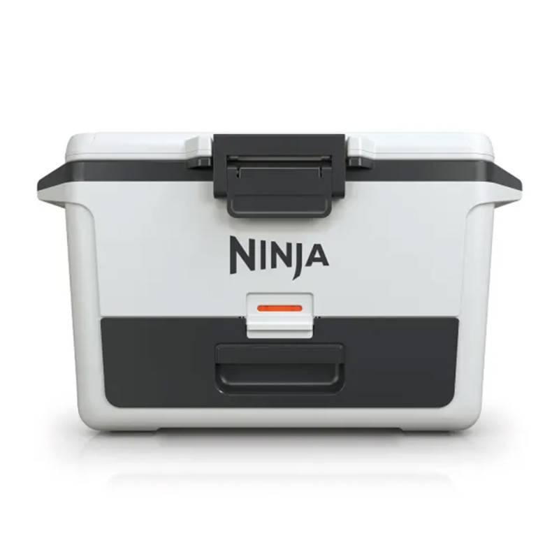 Ninja FrostVault wei?| K?hlbox | 47 L Kapazit?t | FrostVault-Technologie | Trockenzone | bis zu 80 Dosen | Schubladenriegel | Robust & leicht | Sitzgelegenheit von Ninja