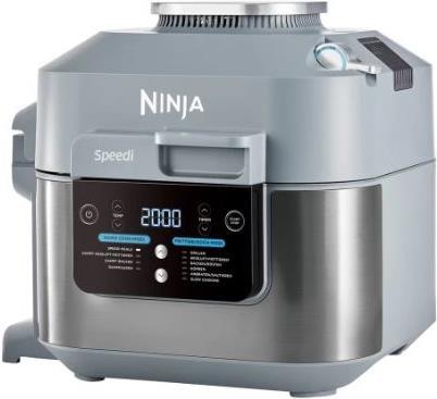 Ninja ON400DE Fritteuse Einzelbild 5,7 l Eigenständig 1760 W Heißluftfritteuse Grau (ON400DE) von Ninja