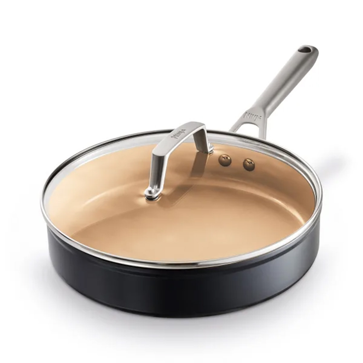 Ninja Premium Keramik-Sauteuse 26 cm | Bratpfanne | Glasdeckel | Extended Life Keramik | CW90126DE | Antihaftbeschichtung | f?r alle Kochfeldtypen Ninja Premium Keramik-Sauteuse 26 cm | Bratpfanne | Glasdeckel | Extended Life Keramik | CW90126DE | Antihaftbeschichtung | f?r alle Kochfeldtypen von Ninja