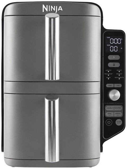 Ninja SL400EU Double Stack Heißluftfritteuse silber Ninja SL400EU Double Stack Heißluftfritteuse silber von Ninja